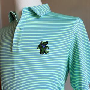 Grateful Dead Dancing Bear Vineyard Vines Performance Polo (M)